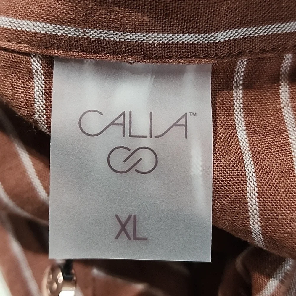 Calia By Carrie Underwood Oversized Long Sleeve Button Down Swim Cover Up NWT - Picture 5 of 7